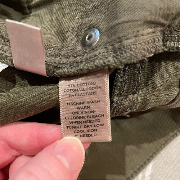 Loft Olive Green High Rise Shorts 30 - Picture 5 of 9